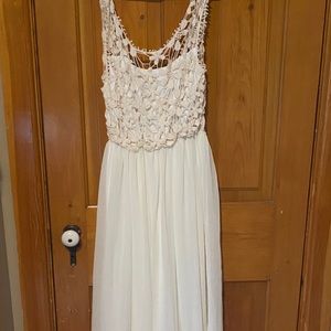 White lacy dress